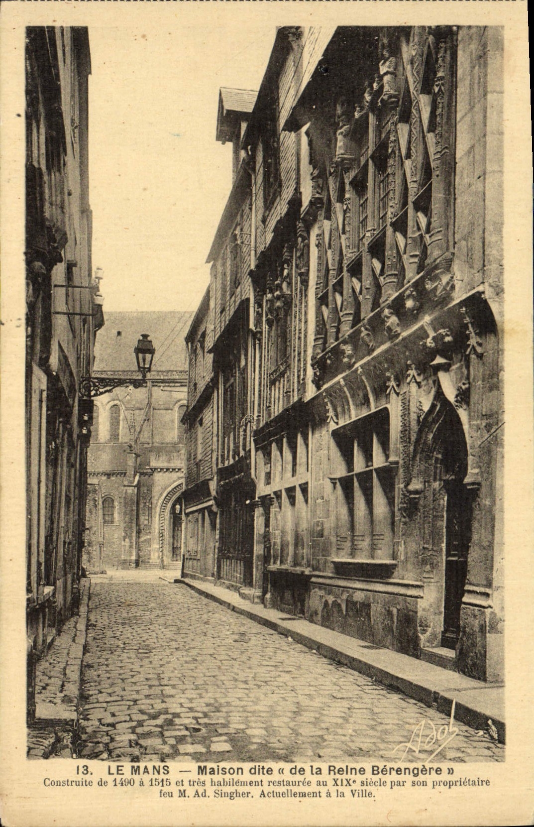 CPA Le Mans Maison dite de la Reine Berangere