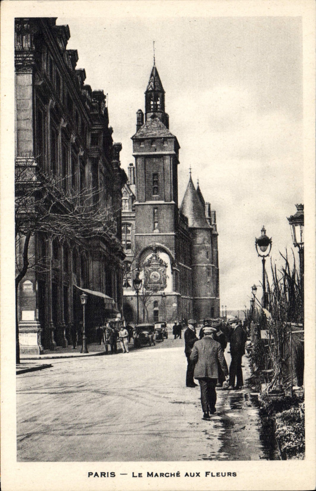 CPA Paris Le Marche Aux Fleurs