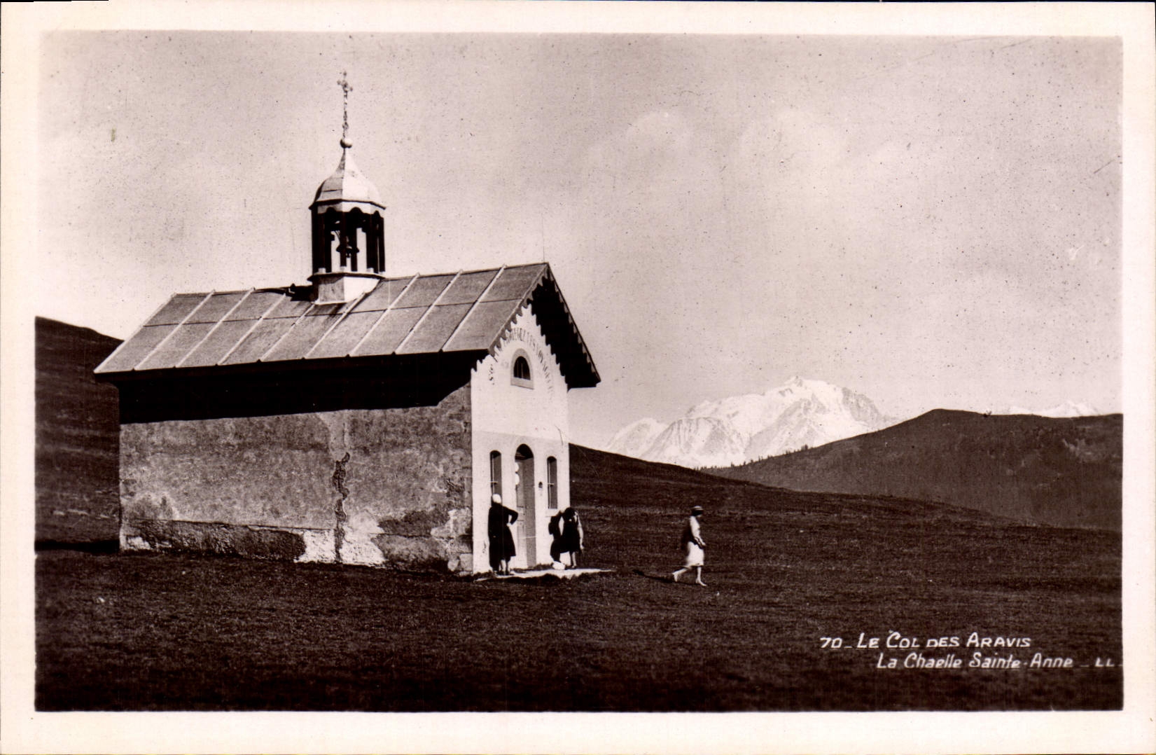 CPA Le Col Des Aravis La Chapelle Sainte Anne 