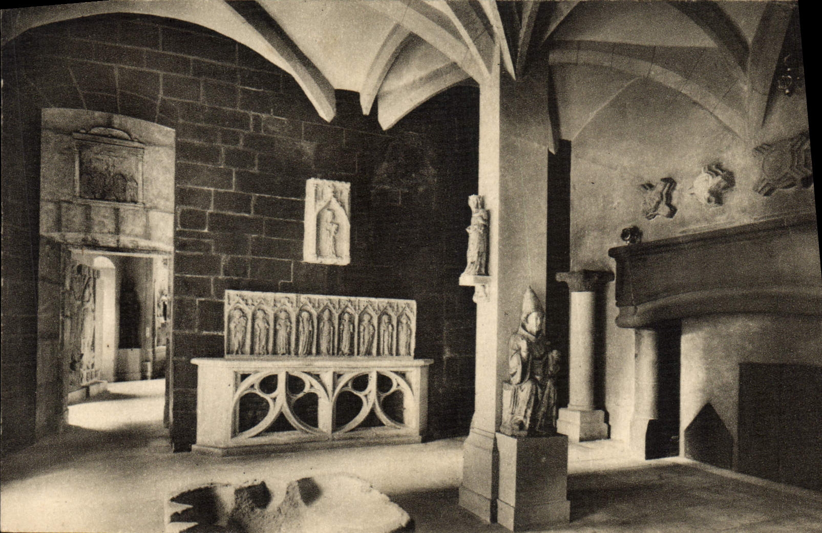 CPA Palais Ducal Salle Gothique Nancy 