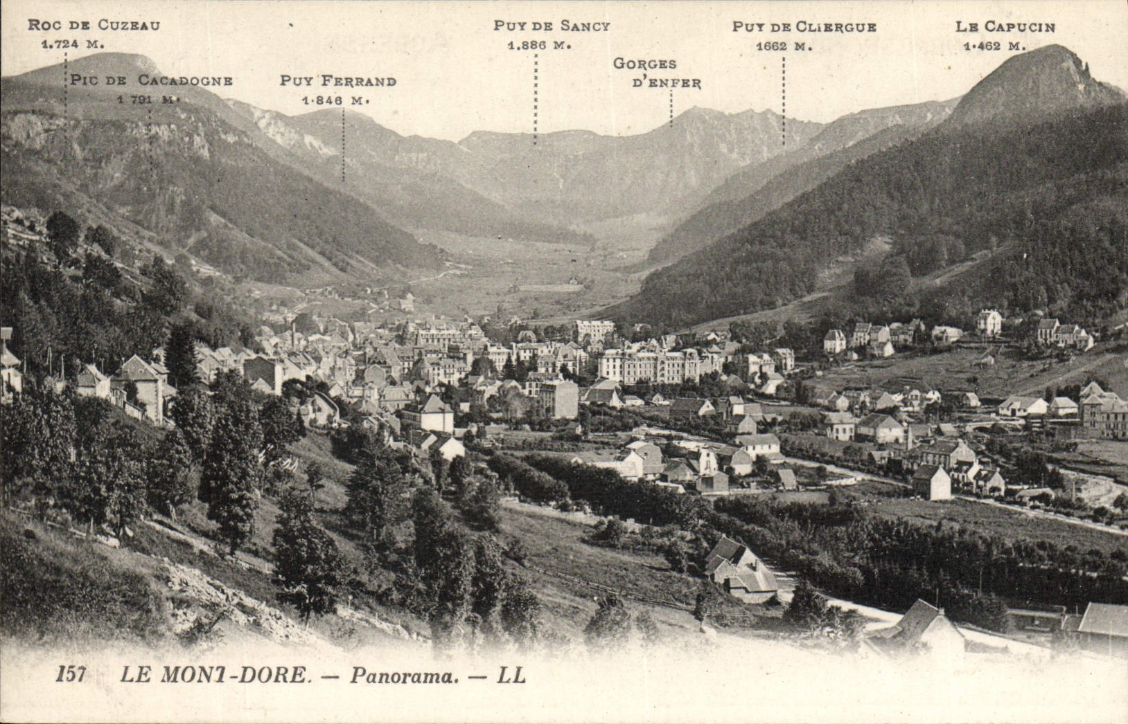 CPA Le Mont Dore Panorama