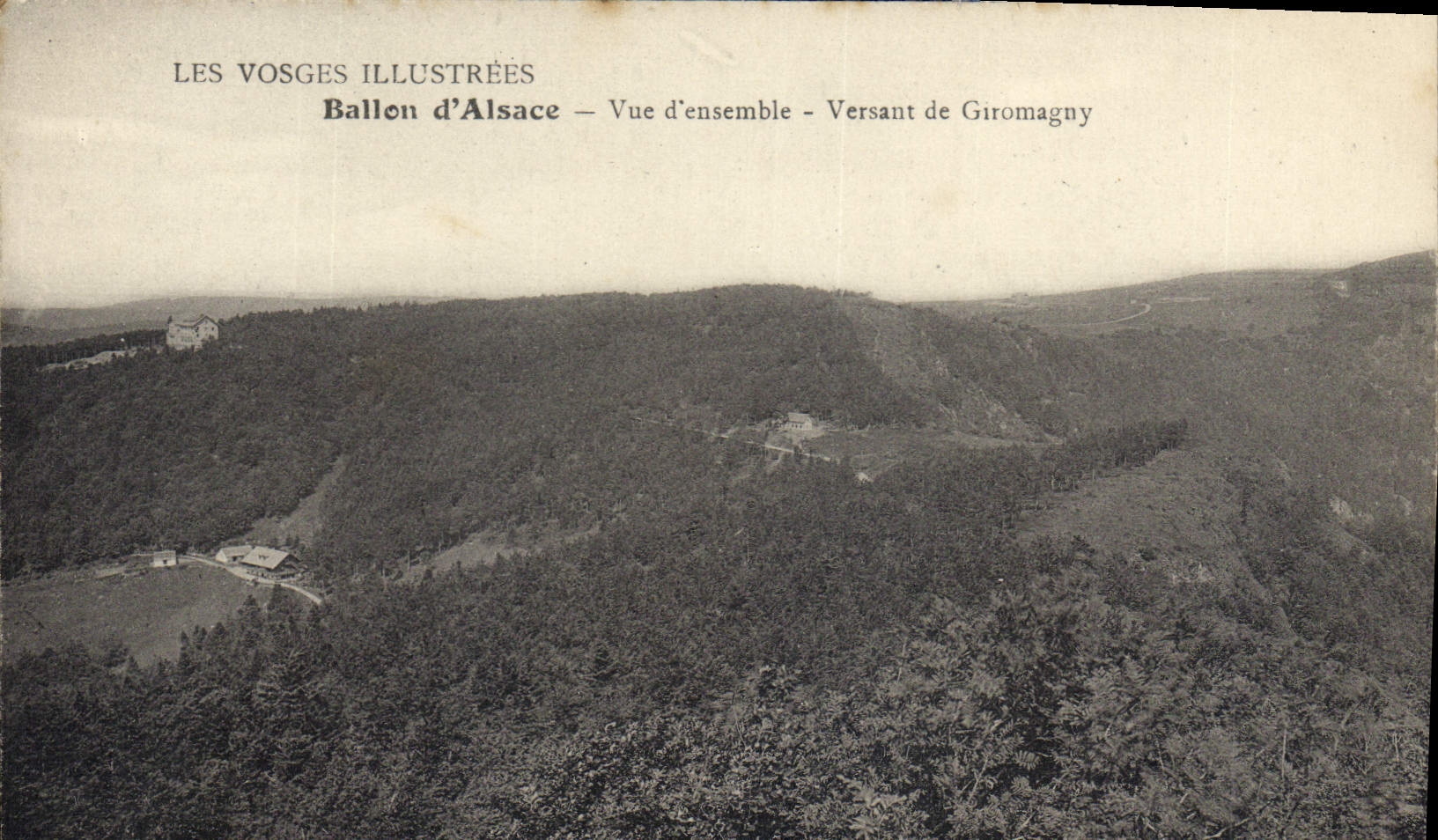 CPA Bailon D'Alsace Vue d'ensemble Versant du Giromagny