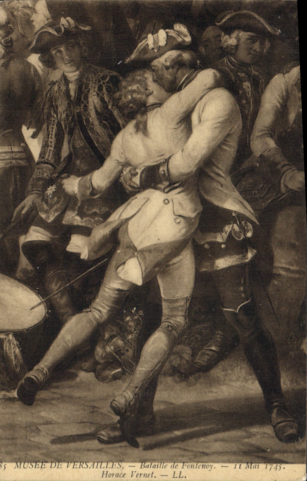 CPA Musee De Versailles Bataille De Fontenoy Horace Vernet