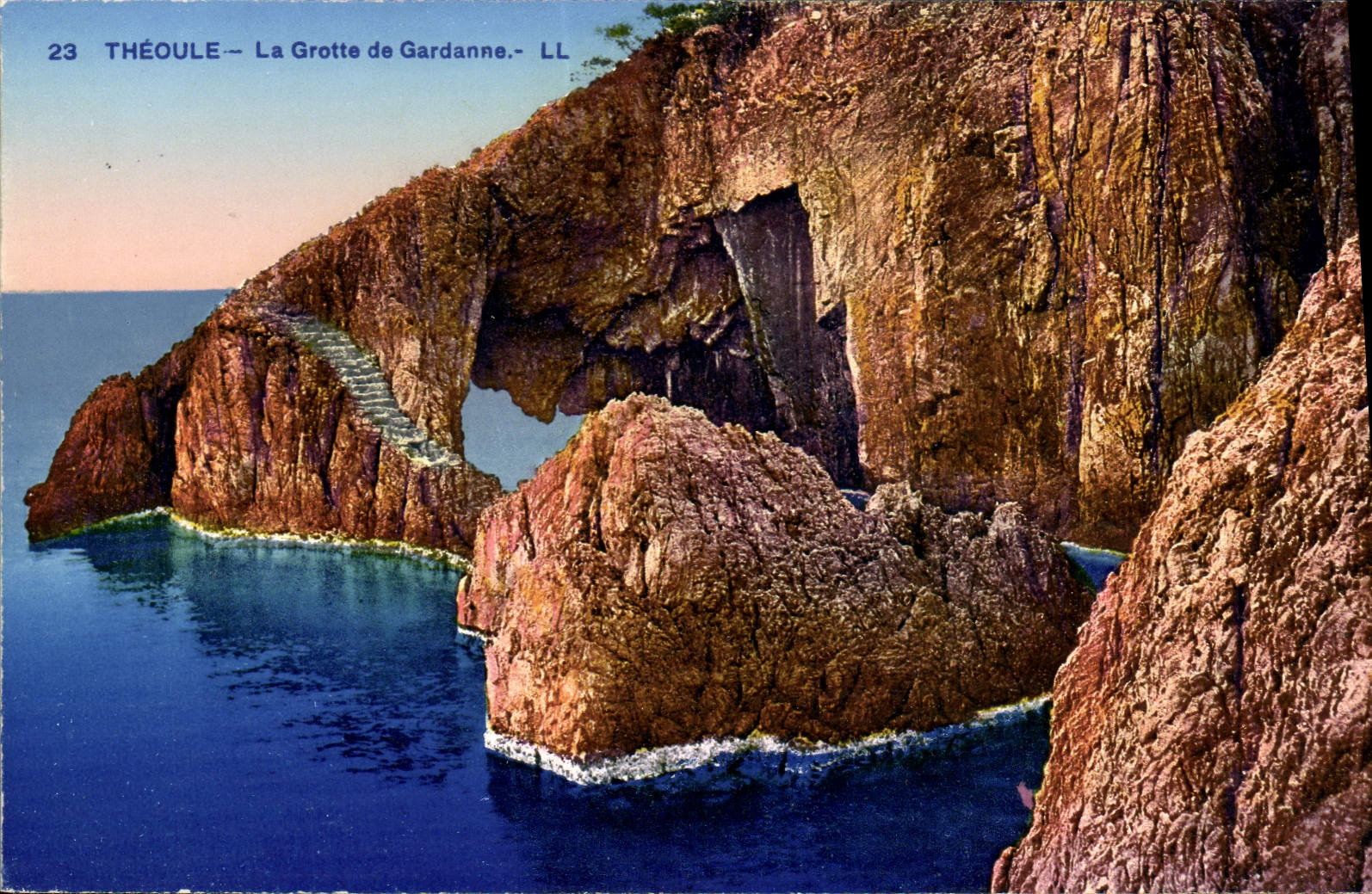 CPA Theoule La Grotte De Gardanne