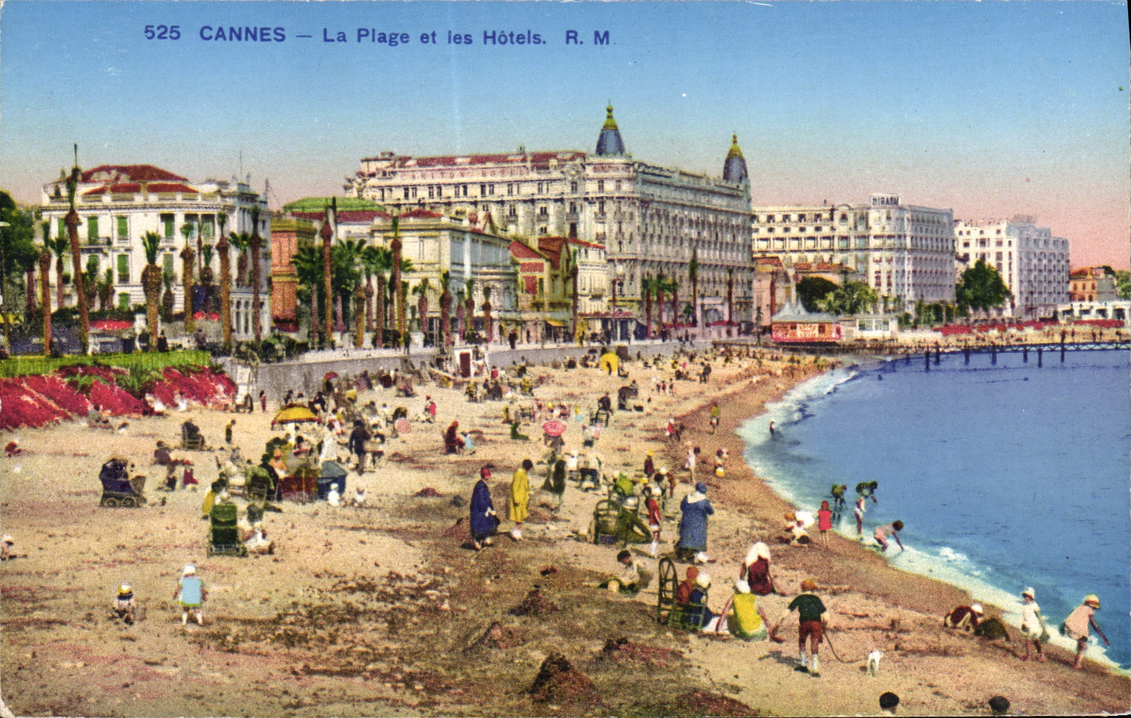 CPA Cannes La Plage Et Les Hotels