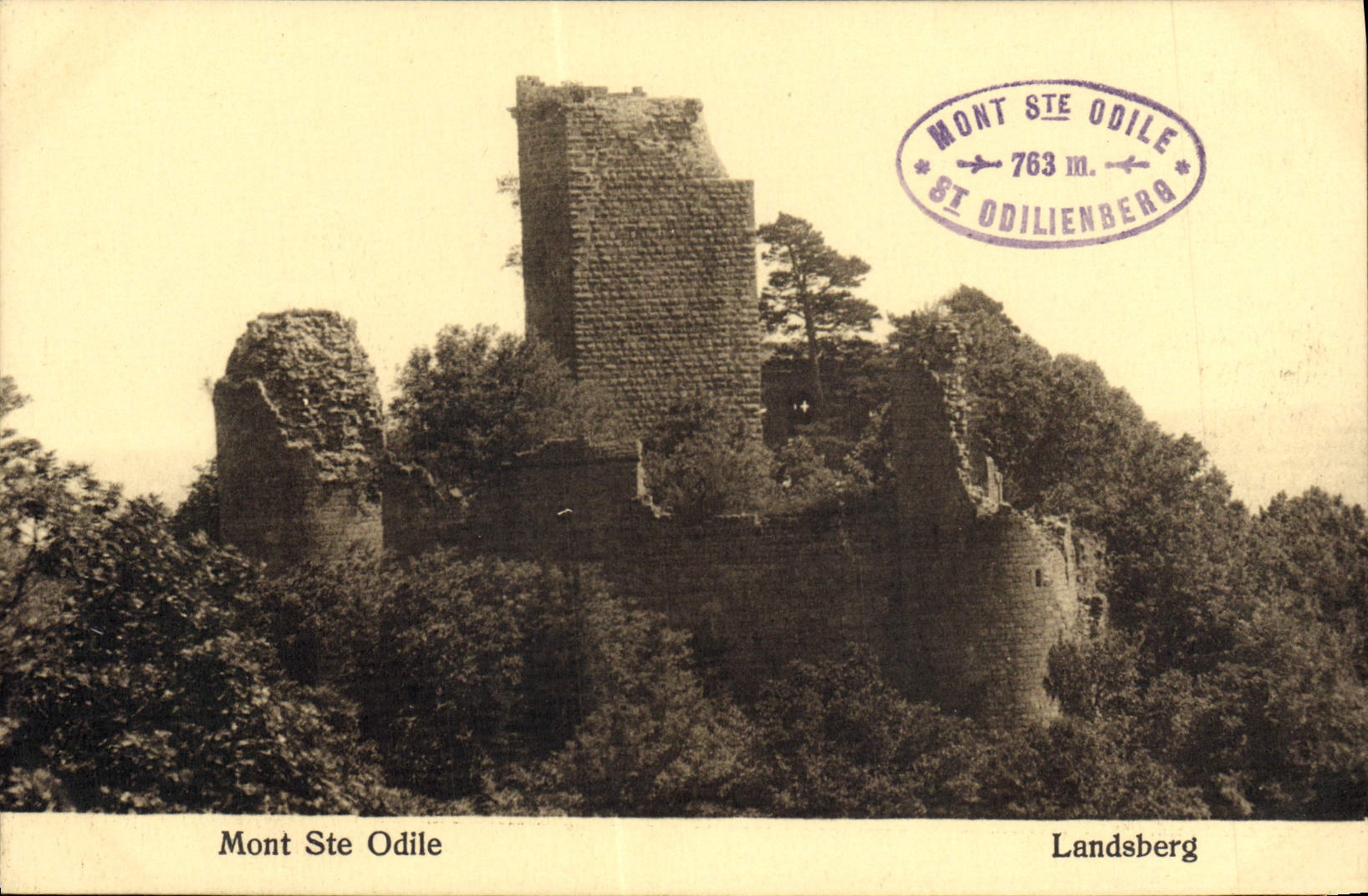 VINTAGE POSTCARD Mount co. Odile Landsberg