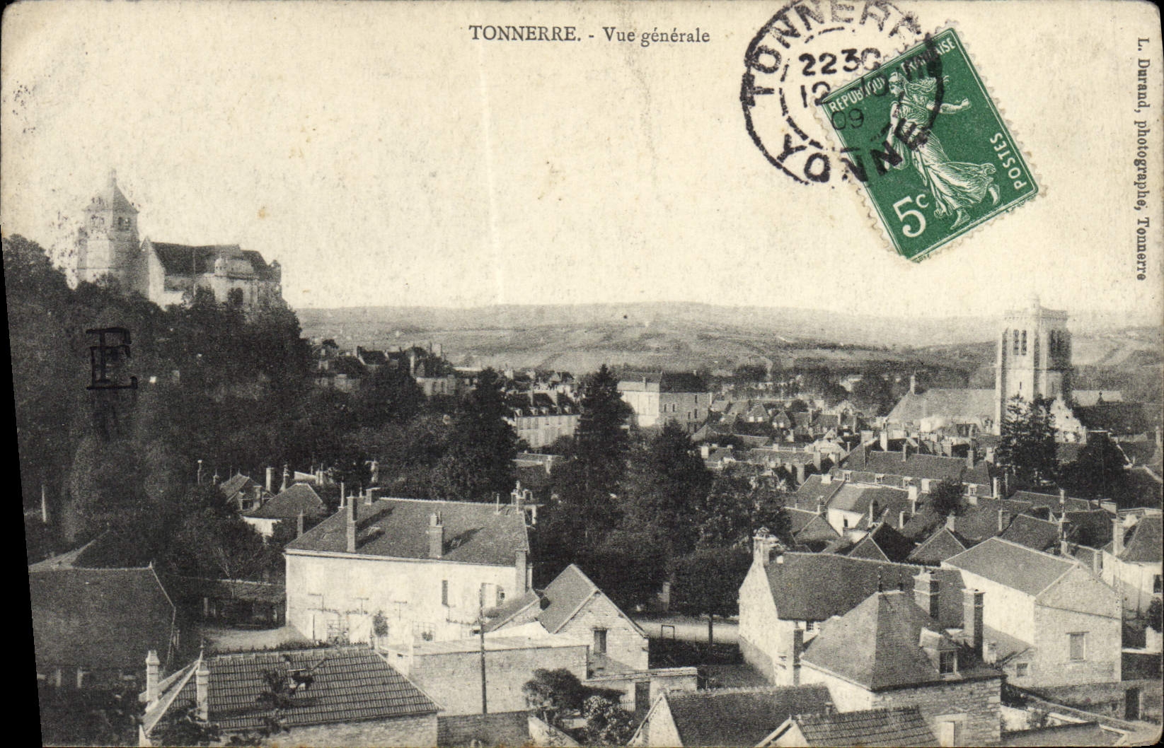 VINTAGE POSTCARD Thunder View