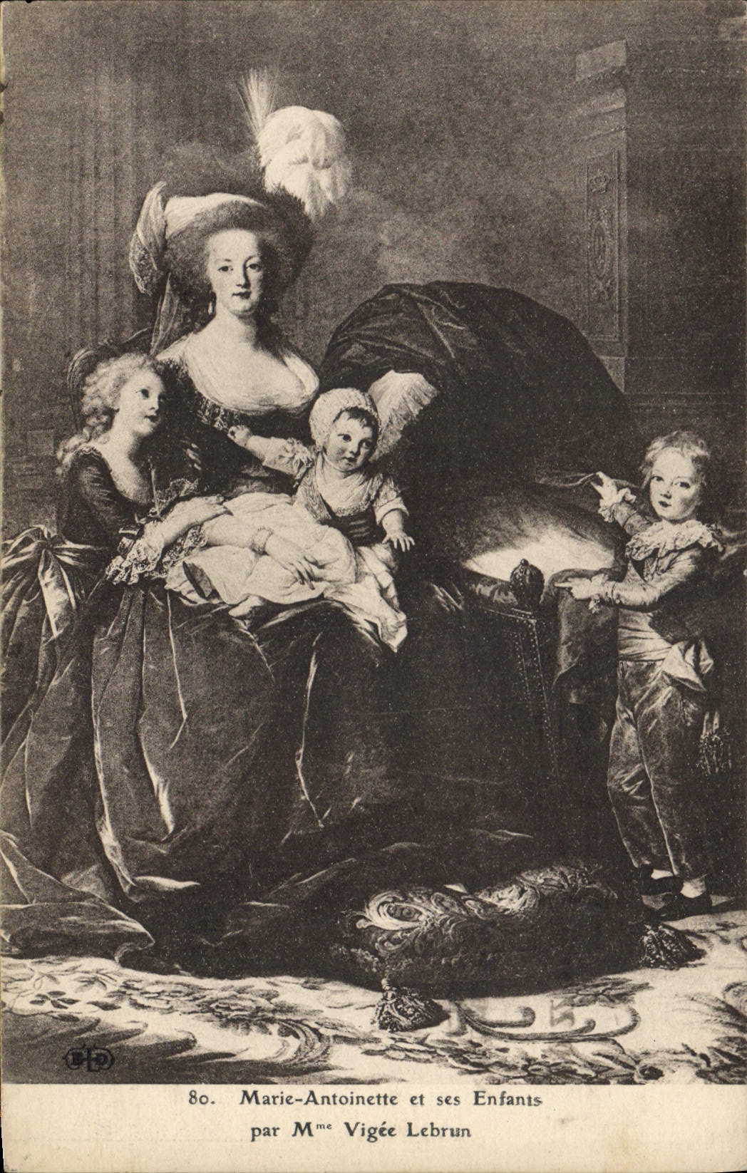 CPA Marie Antoinette Et Ses Enfants Par Vigee Lebrun