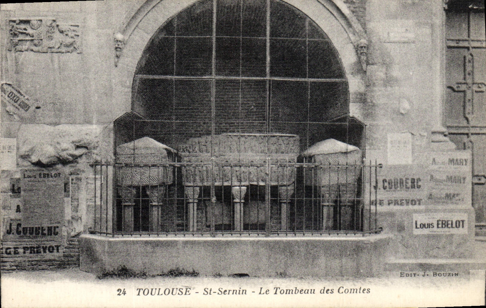 CPA Toulouse St Sernin Le Tombeau Des Comtes