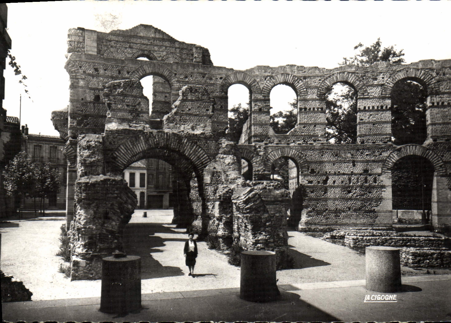 POSTAL MODERNA ruinas de Burdeos del paladar de Gallien