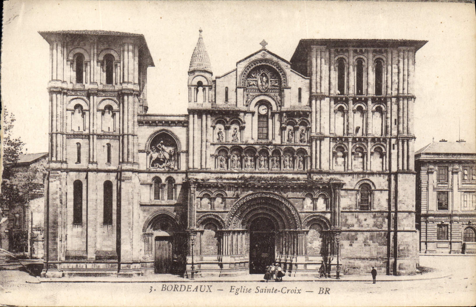 CPA Bordeaux Eglise Sainte Croix