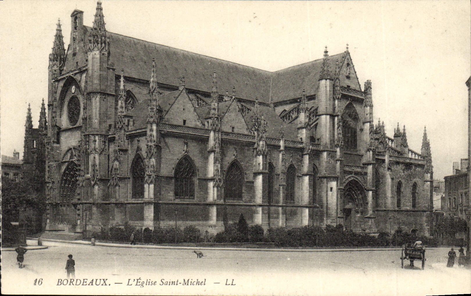 CPA Bordeaux L'Eglise Saint Michel