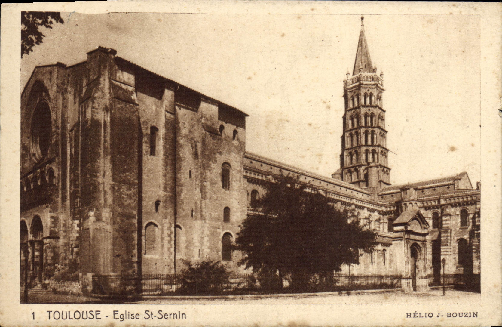 CPA Toulouse Eglise St Sernin
