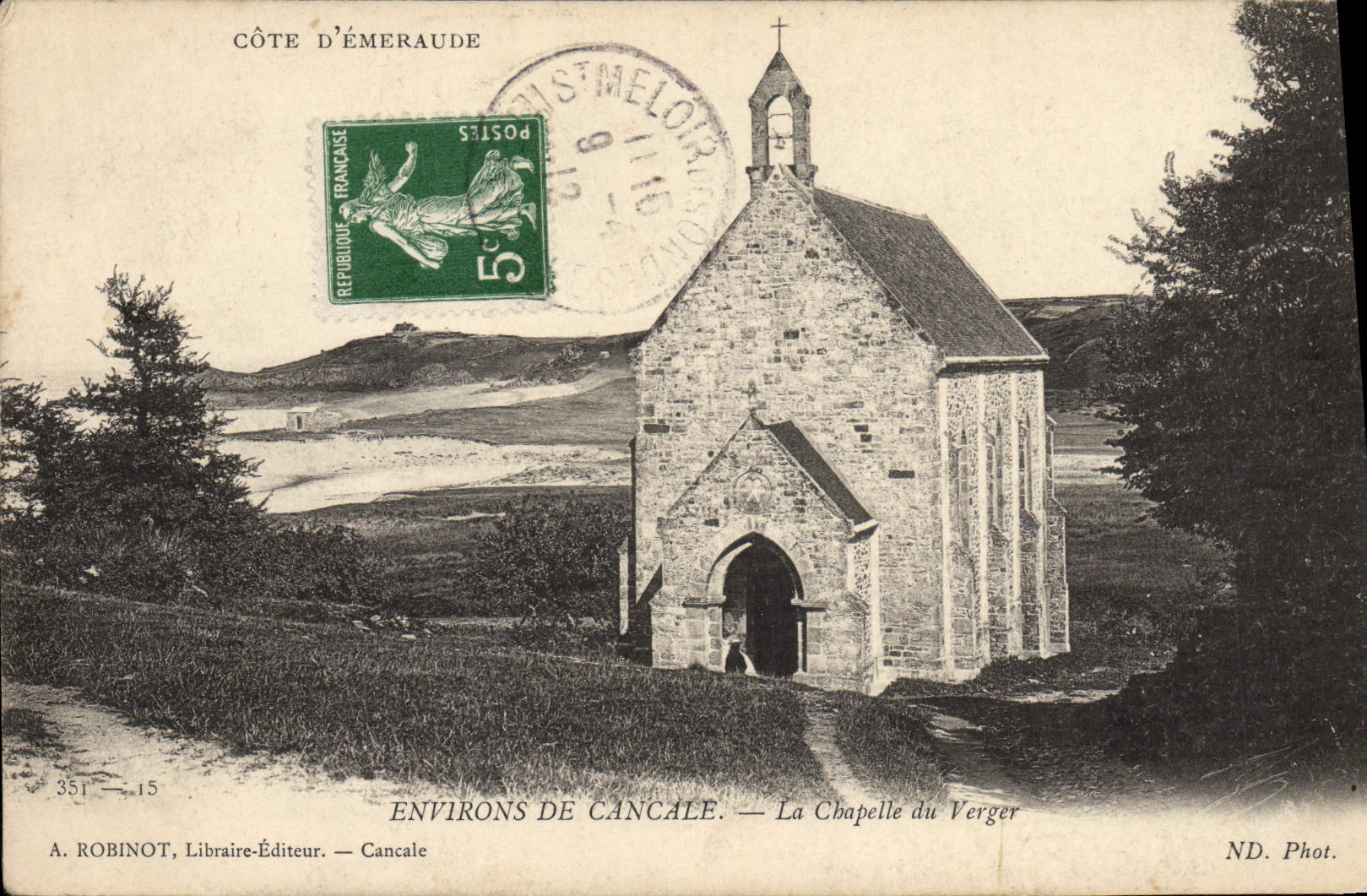 CPA Environs de Cancale La Chapelle du Verger