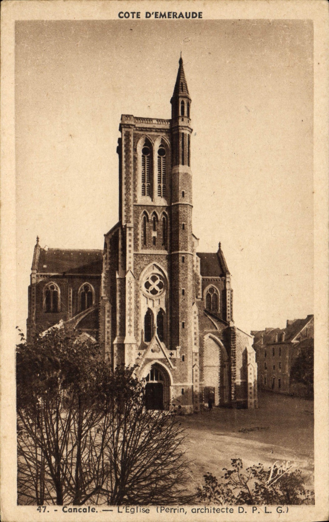 CPA Cancale L'Eglise 