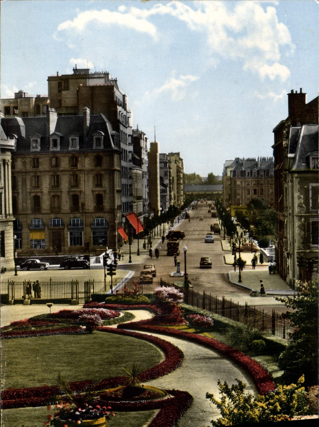 CPM Rennes L'avenue Janvier Vue de L'Esplanade St Georges