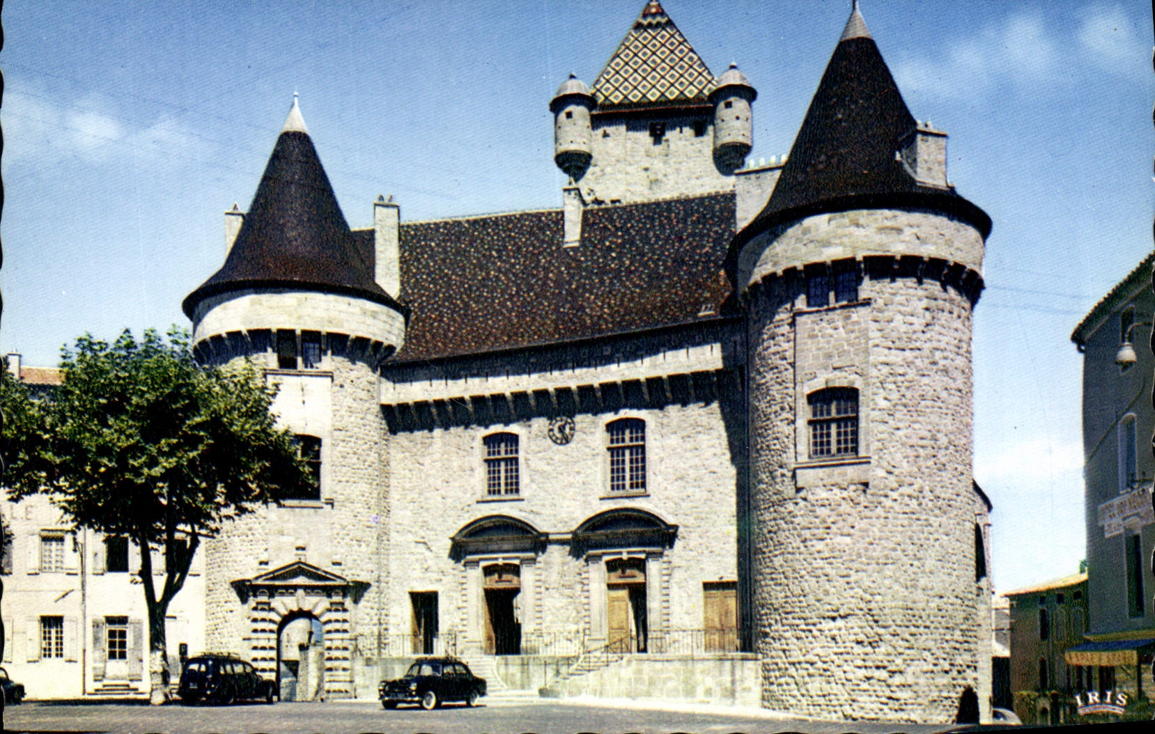 MODERN CARD Aubenas In Vivarais the Castle