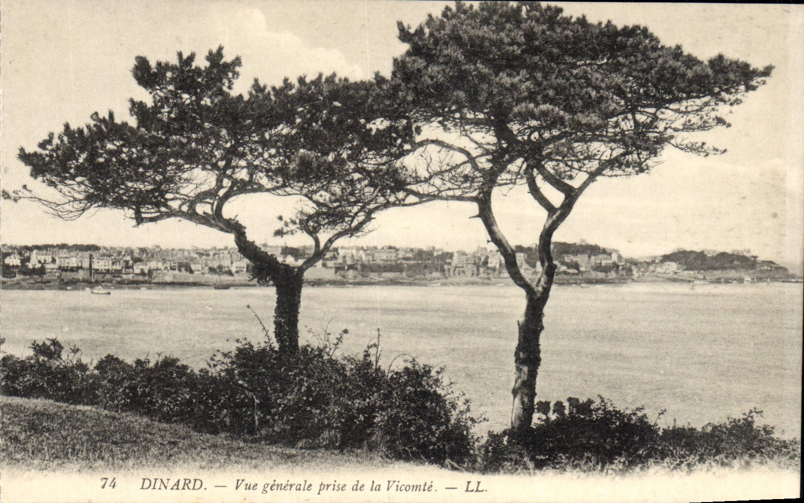 CPA Dinard Vue Generale Prise de la Vicomte