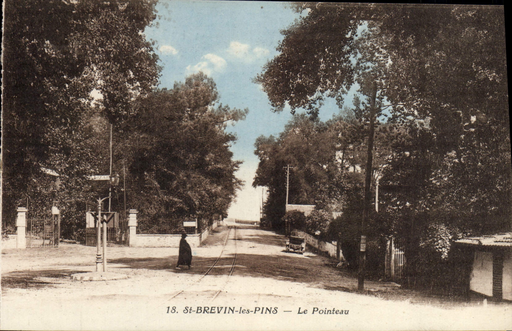 VINTAGE POSTCARD St Brevin Pines the Punch