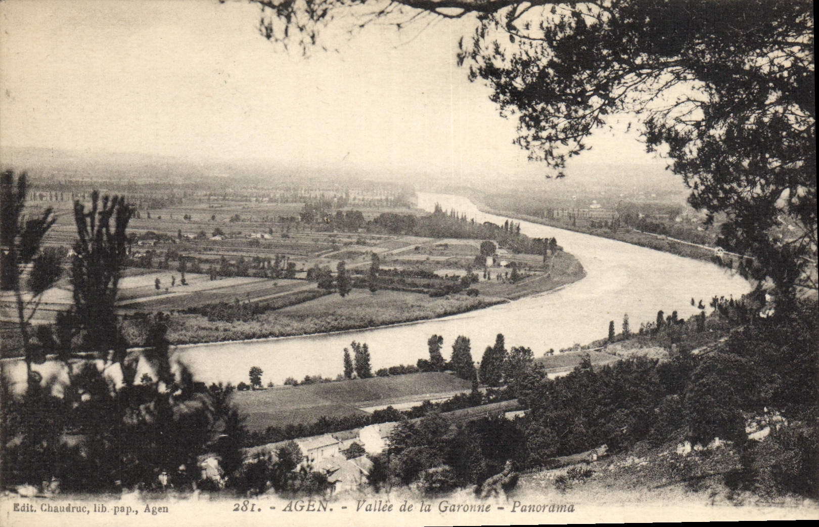 CPA Agen Vallee de la Garonne Panorama