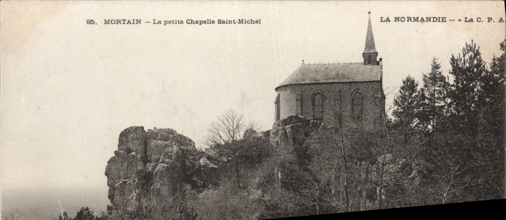VINTAGE POSTCARD Mortain the Small Vault Saint Michel