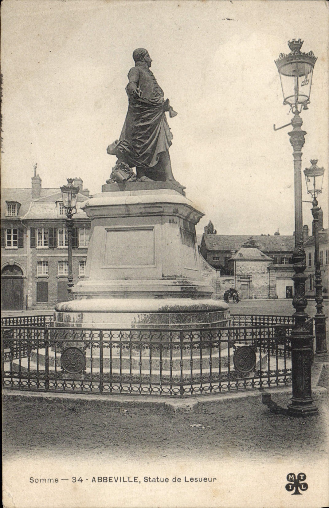 VINTAGE POSTCARD Abbeville Rules of Lesueur