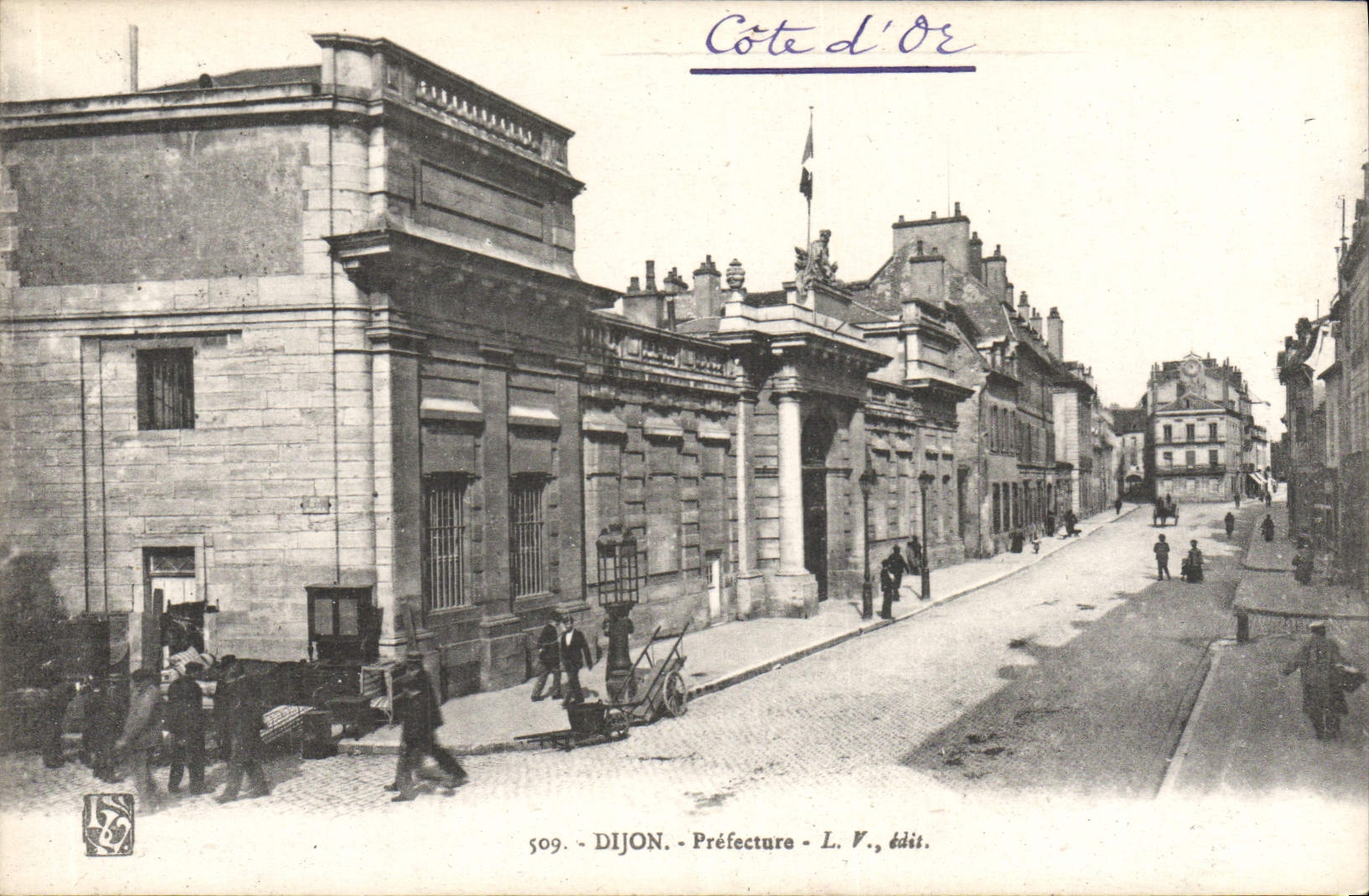 VINTAGE POSTCARD Dijon Prefecture