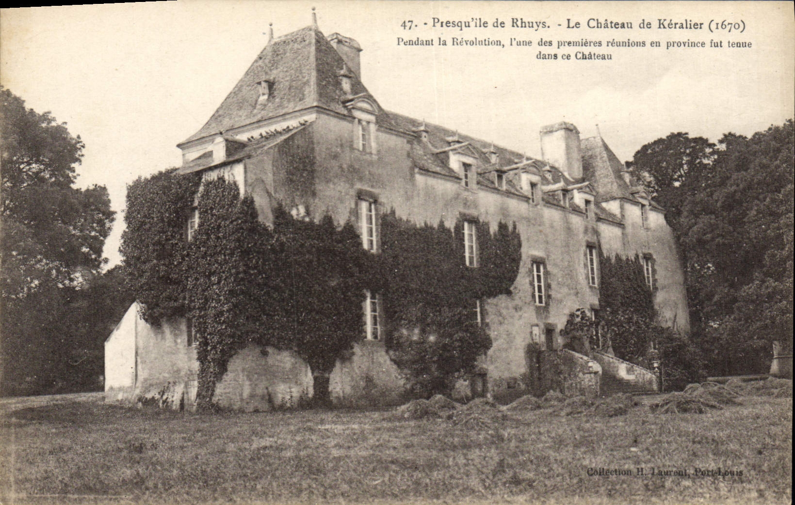 CPA Presqu'ile de Rhuys Le chateau de Keralier 