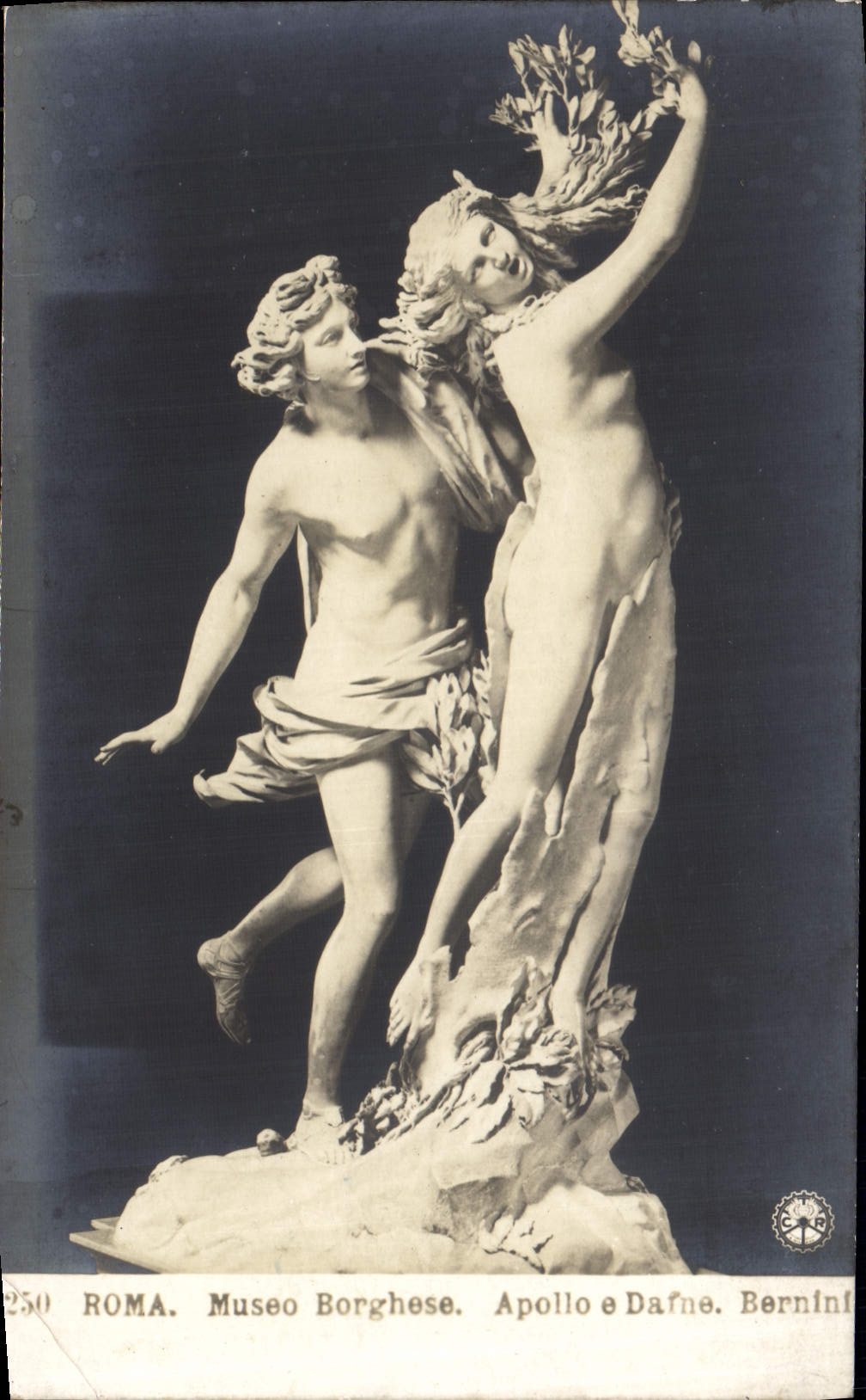 POSTAL Roma Museo Borghese Apolo E Dafne Bernini de la VENDIMIA