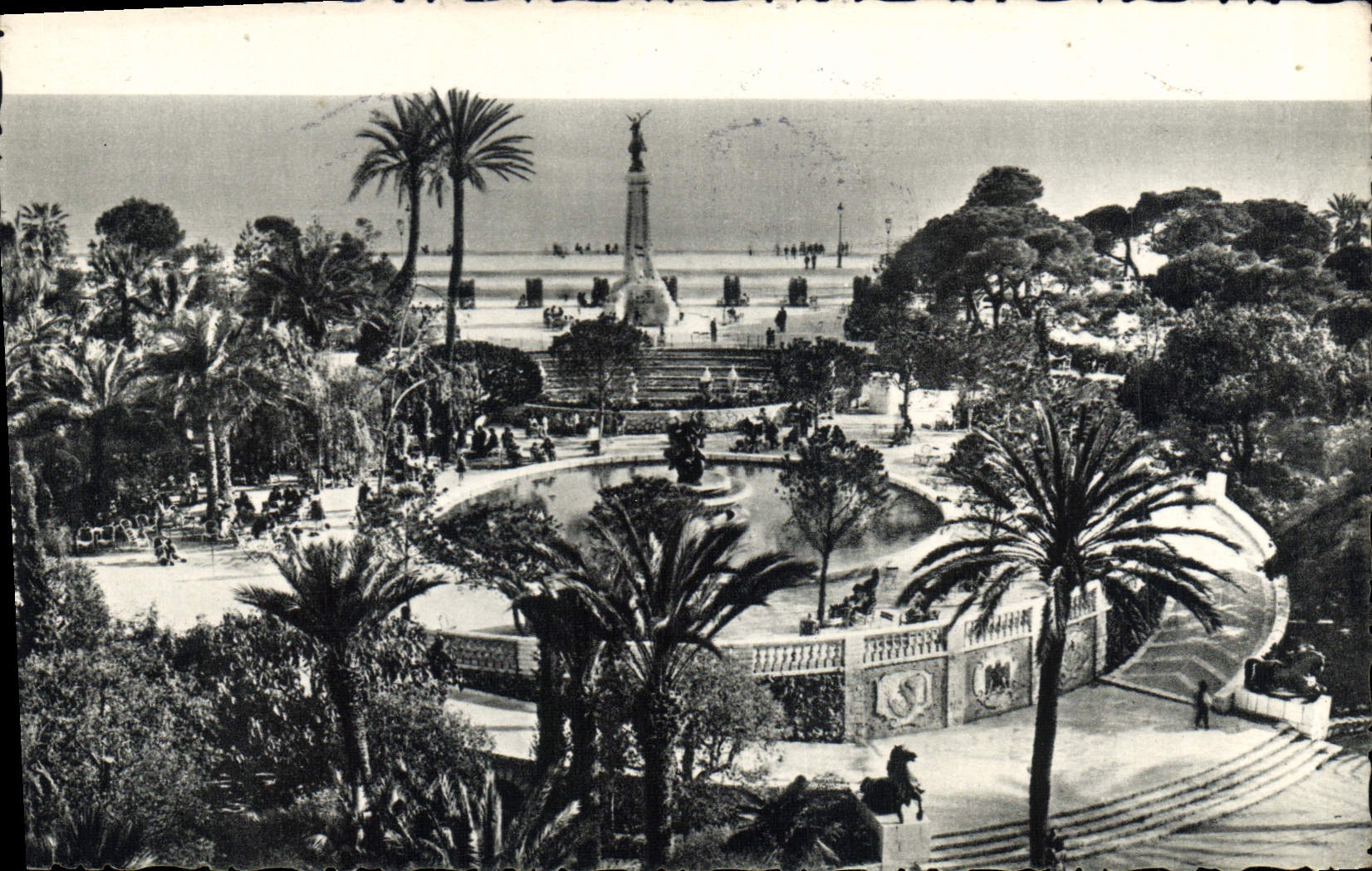 CPA Nice Le Theatre de Verdure Jardins Albert 1er