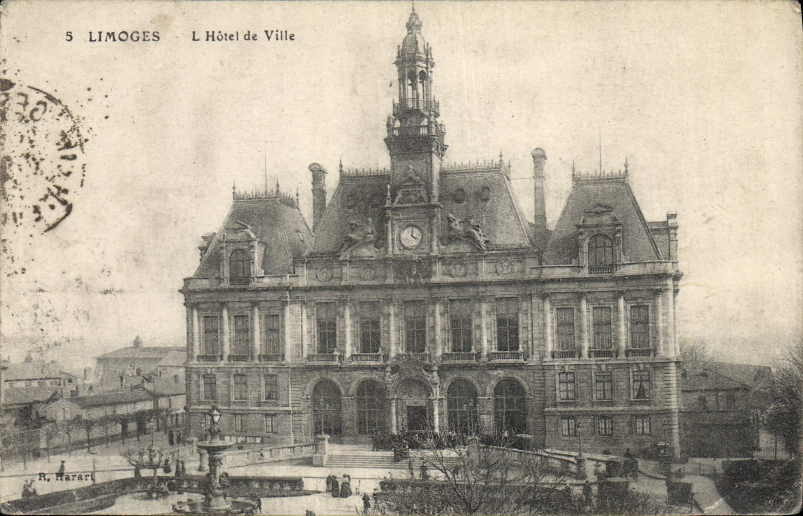 CPA Limoges L'Hotel de Ville