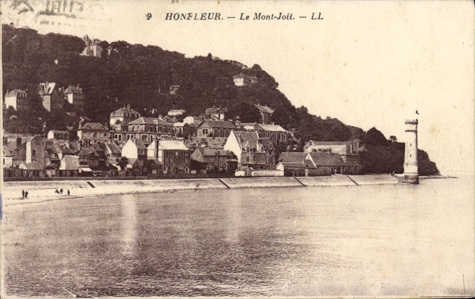 VINTAGE POSTCARD Honfleur the Pretty Mount