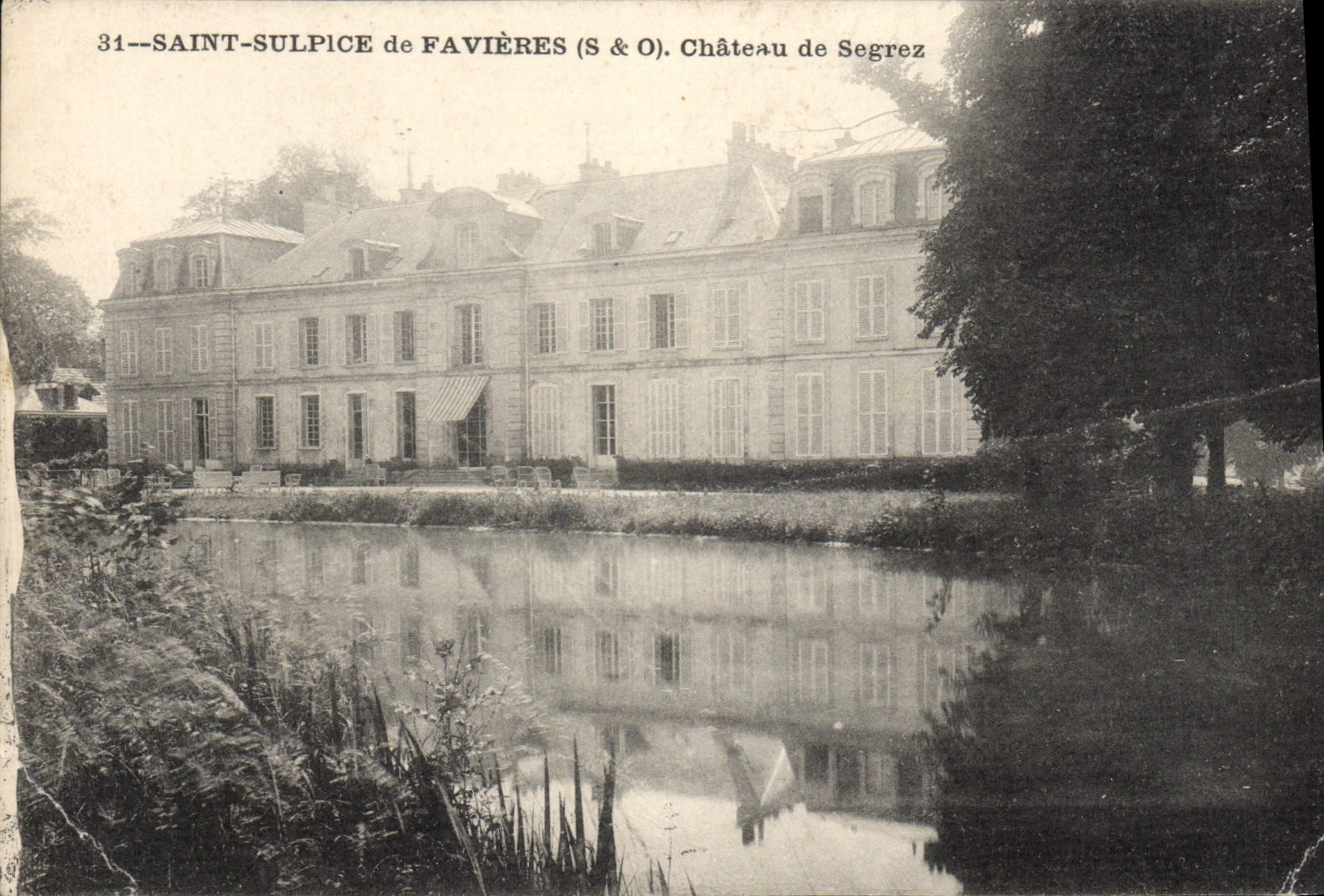 CPA Saint Sulpice de Favieres Chateau de Segrez