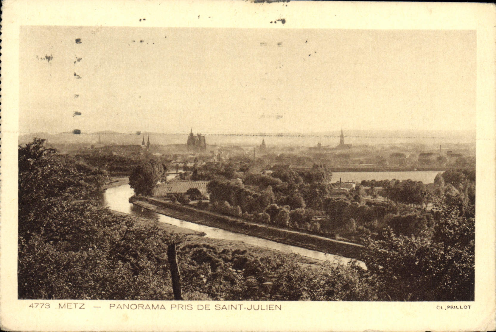 CPA Metz Panorama Pris De Saint Julien