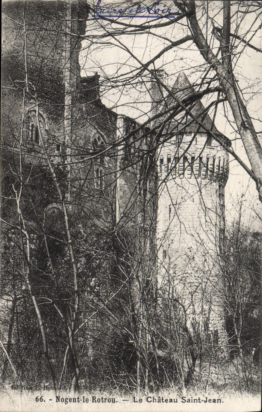 CPA Nogent le Rotrou Le Chateau Saint Jean