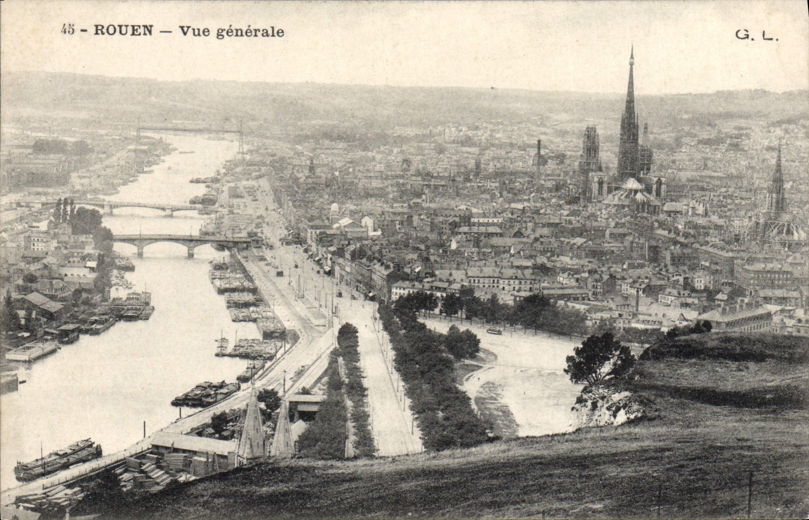 CPA Rouen Vue Generale