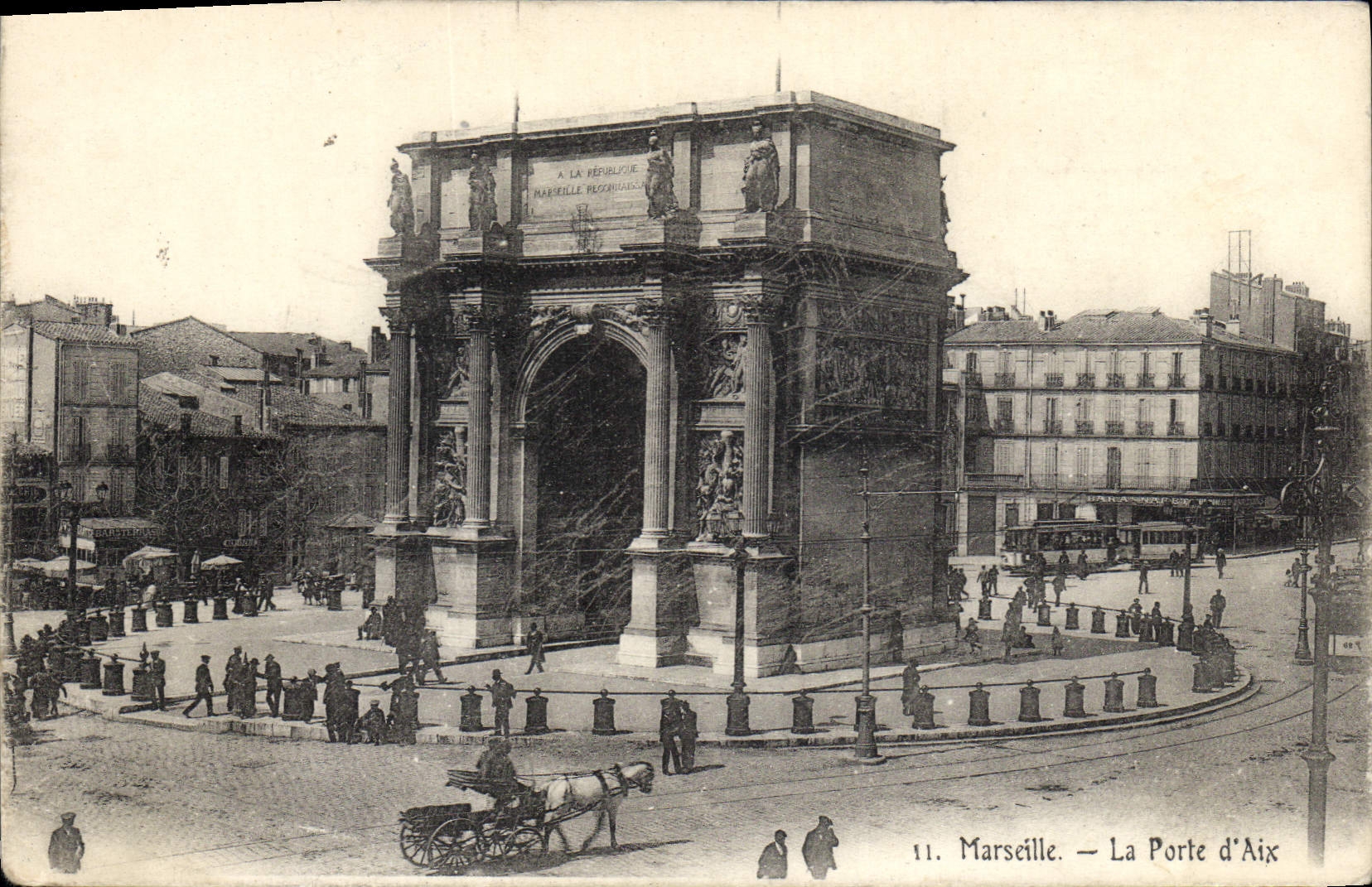 CPA Marseille La Porte D'Aix