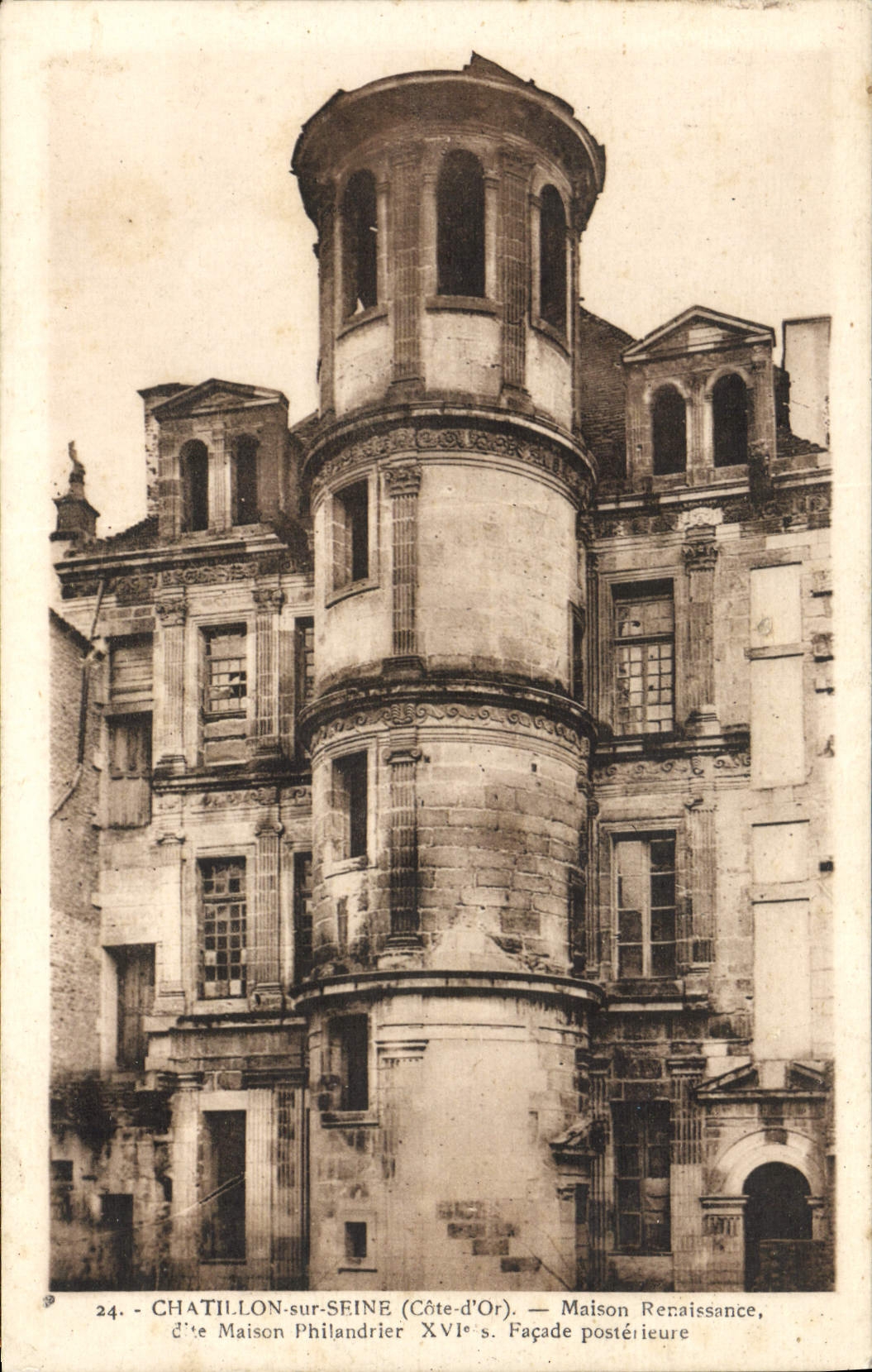 CPA Chatillon Sur Seine Maison Renaissance