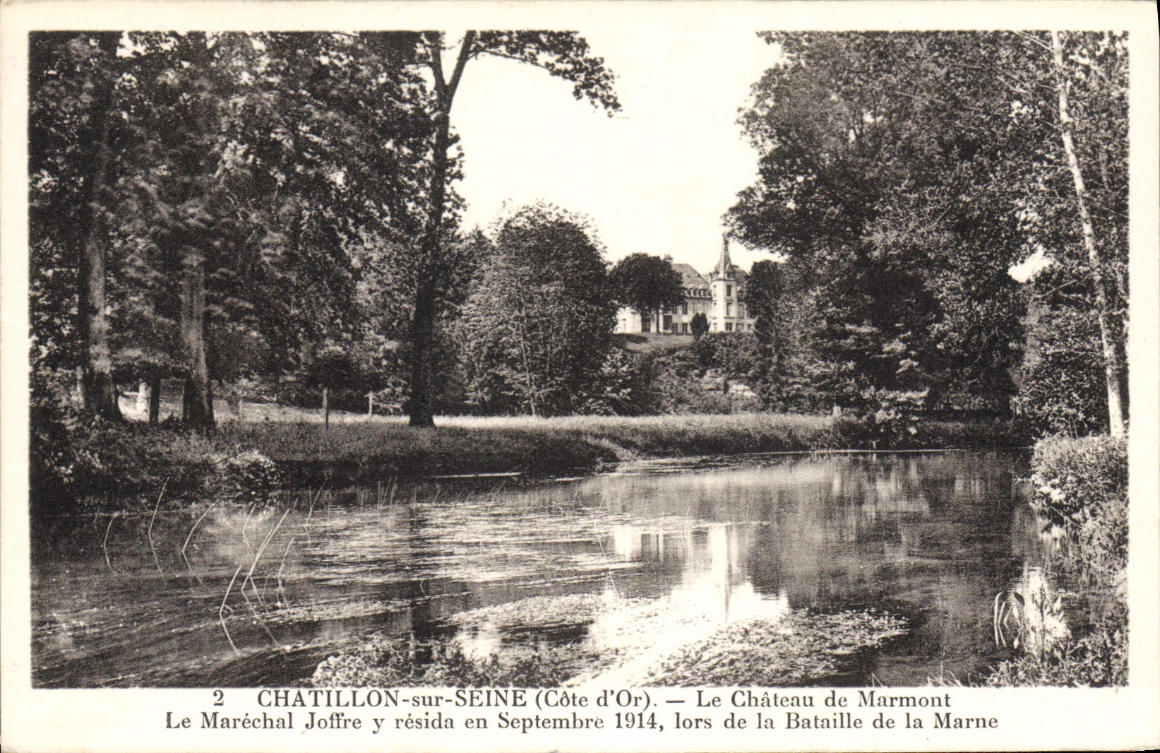 VINTAGE POSTCARD Chatillon On Esine the Castle of Marmont