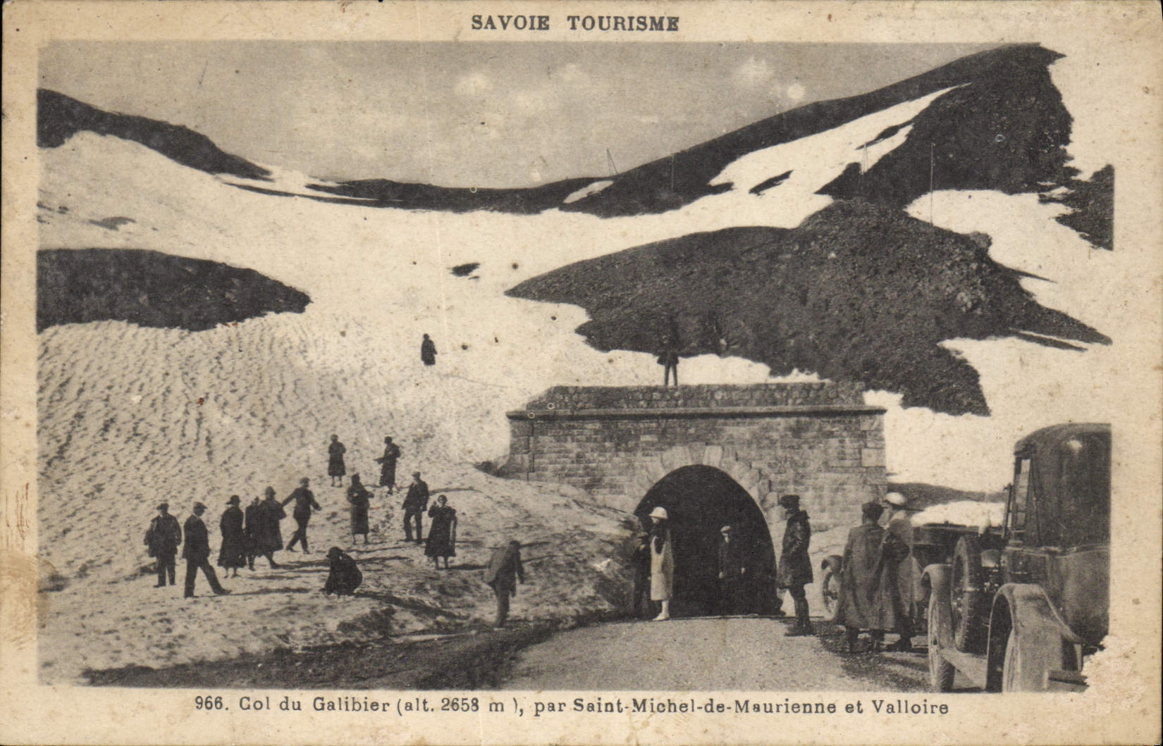 CPA Savoie Tourisme Col du Galibier par Saint Michel de Maurienne et Valloire