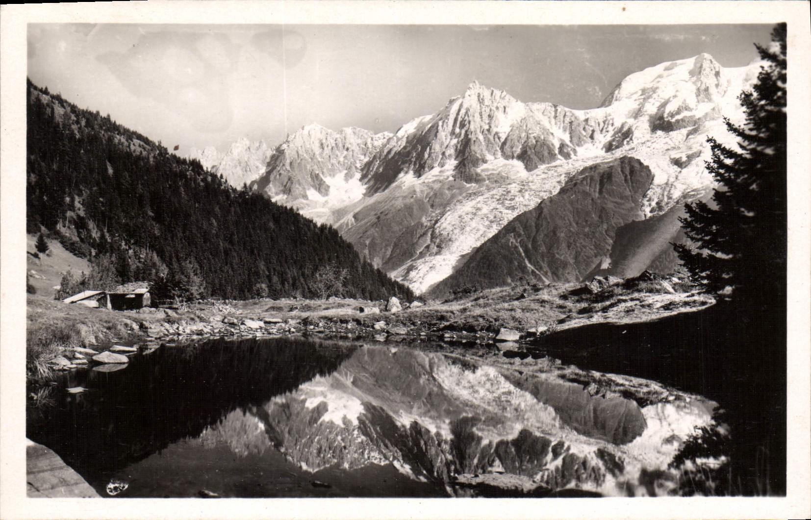CPM Le Massif du Mt Blanc Vu de Coupeau
