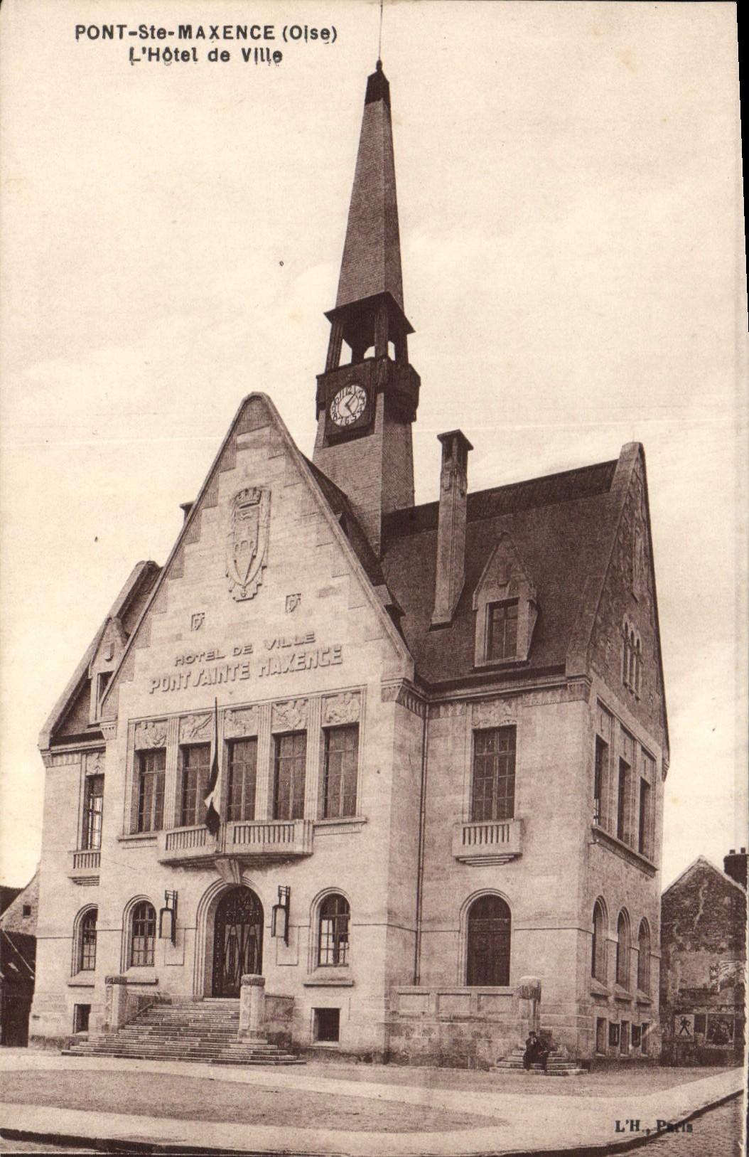 CPA Pont Ste Maxence L'Hotel de Ville
