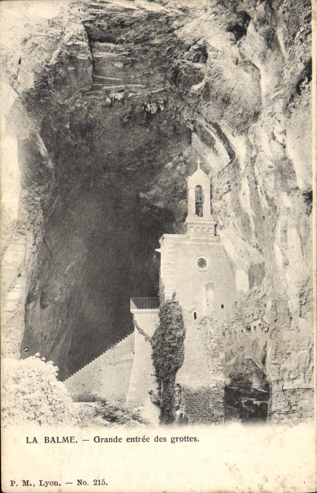 VINTAGE POSTCARD Balme Large Entered of the Caves