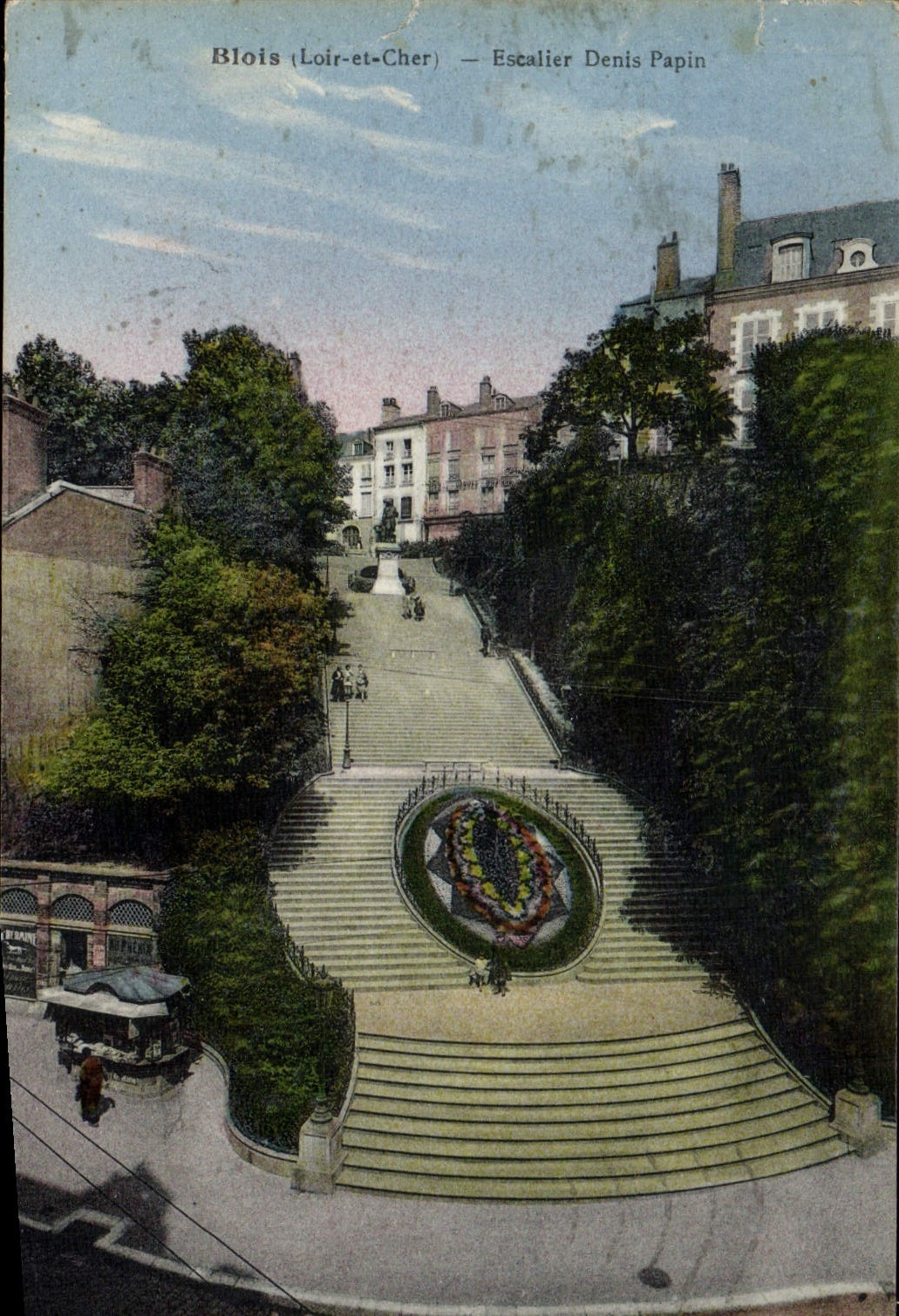 CPA Blois Escalier Denis Papin