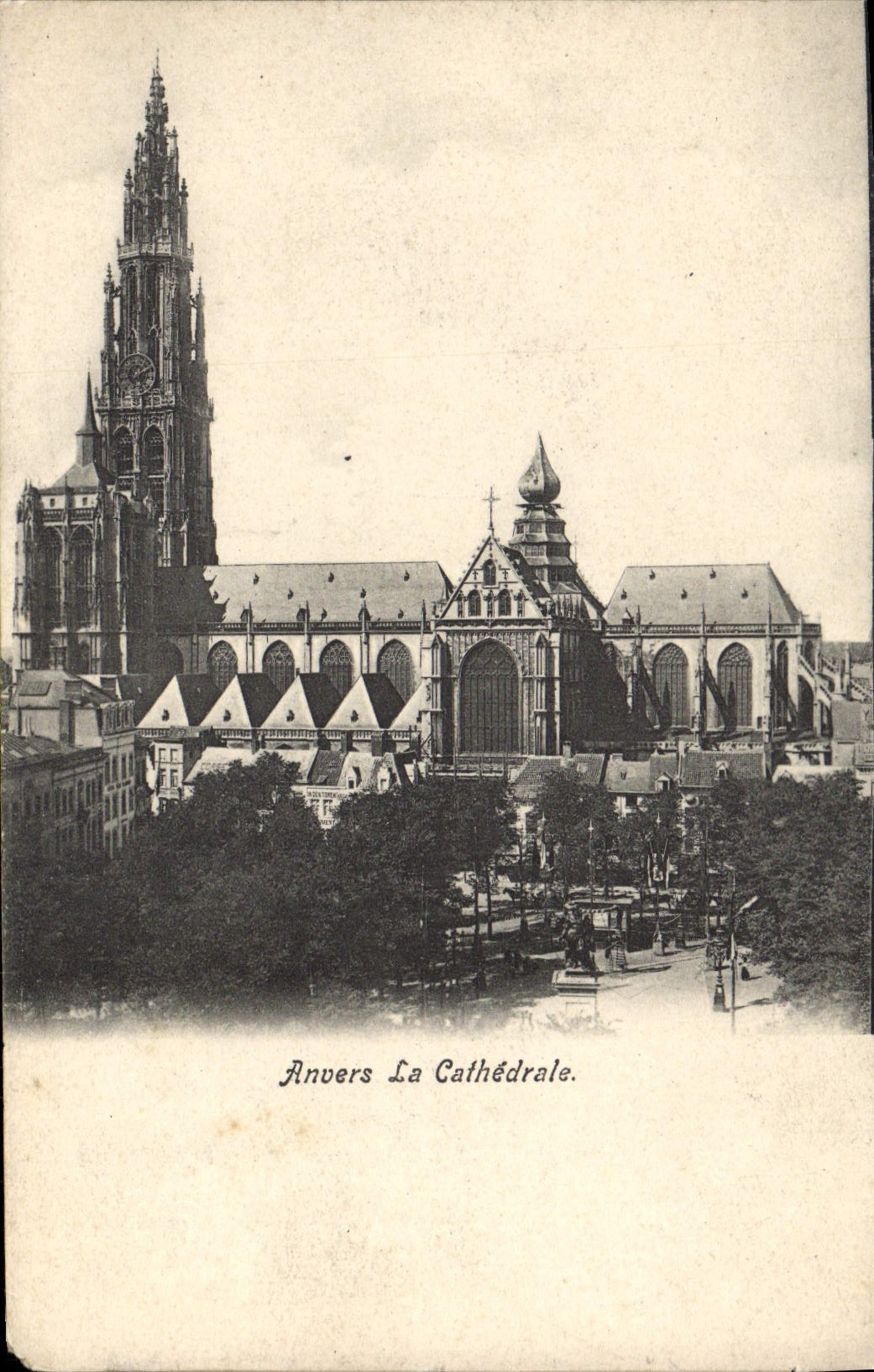 CPA Anvers la Cathedrale