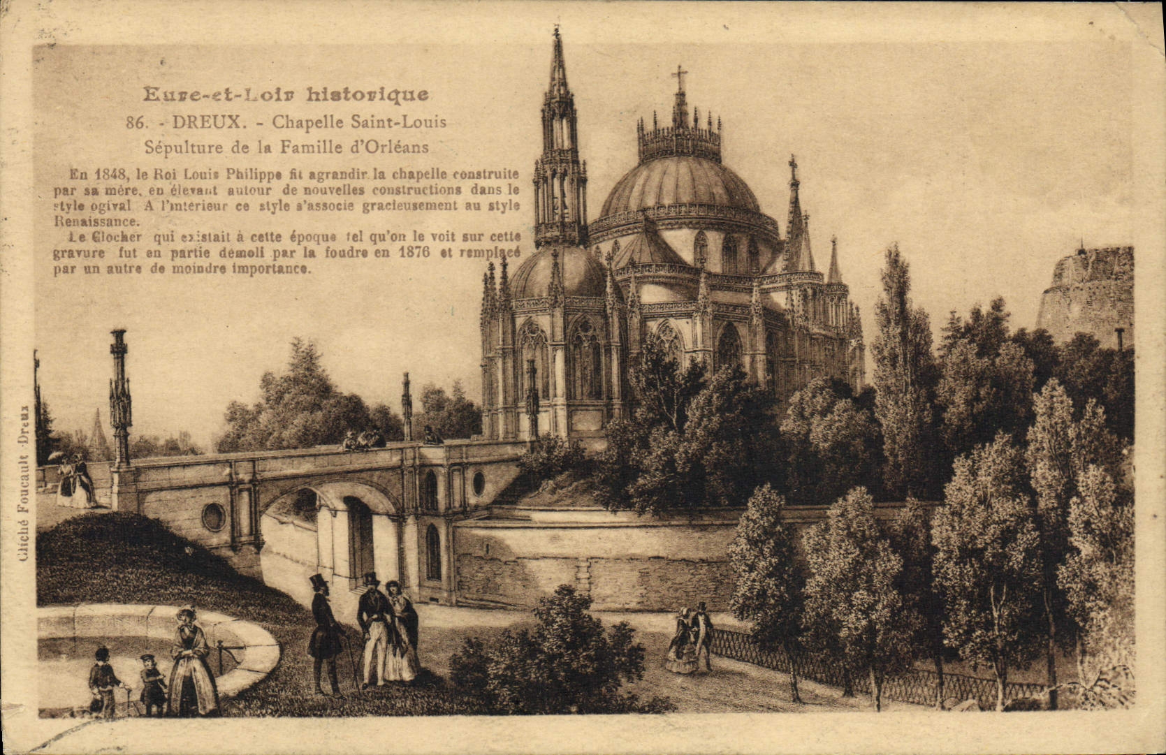 CPA Dreux Chapelle Saint Louis