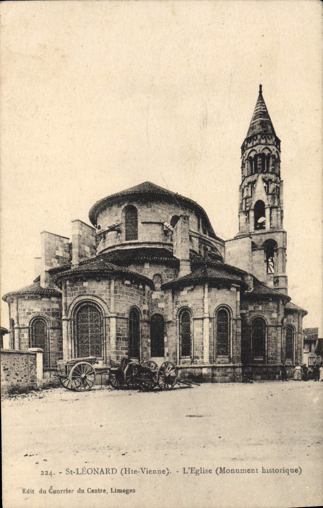 VINTAGE POSTCARD St Leonard the Church
