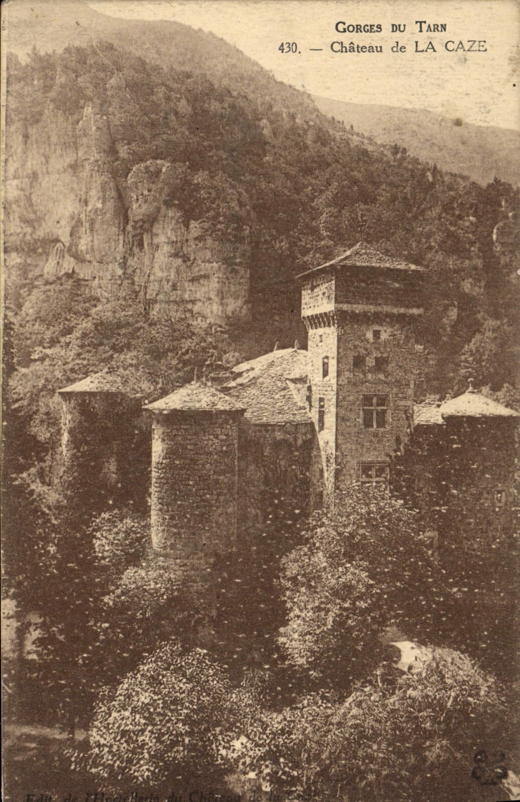 CPA Gorges Du Tarn Chateau De La Caze