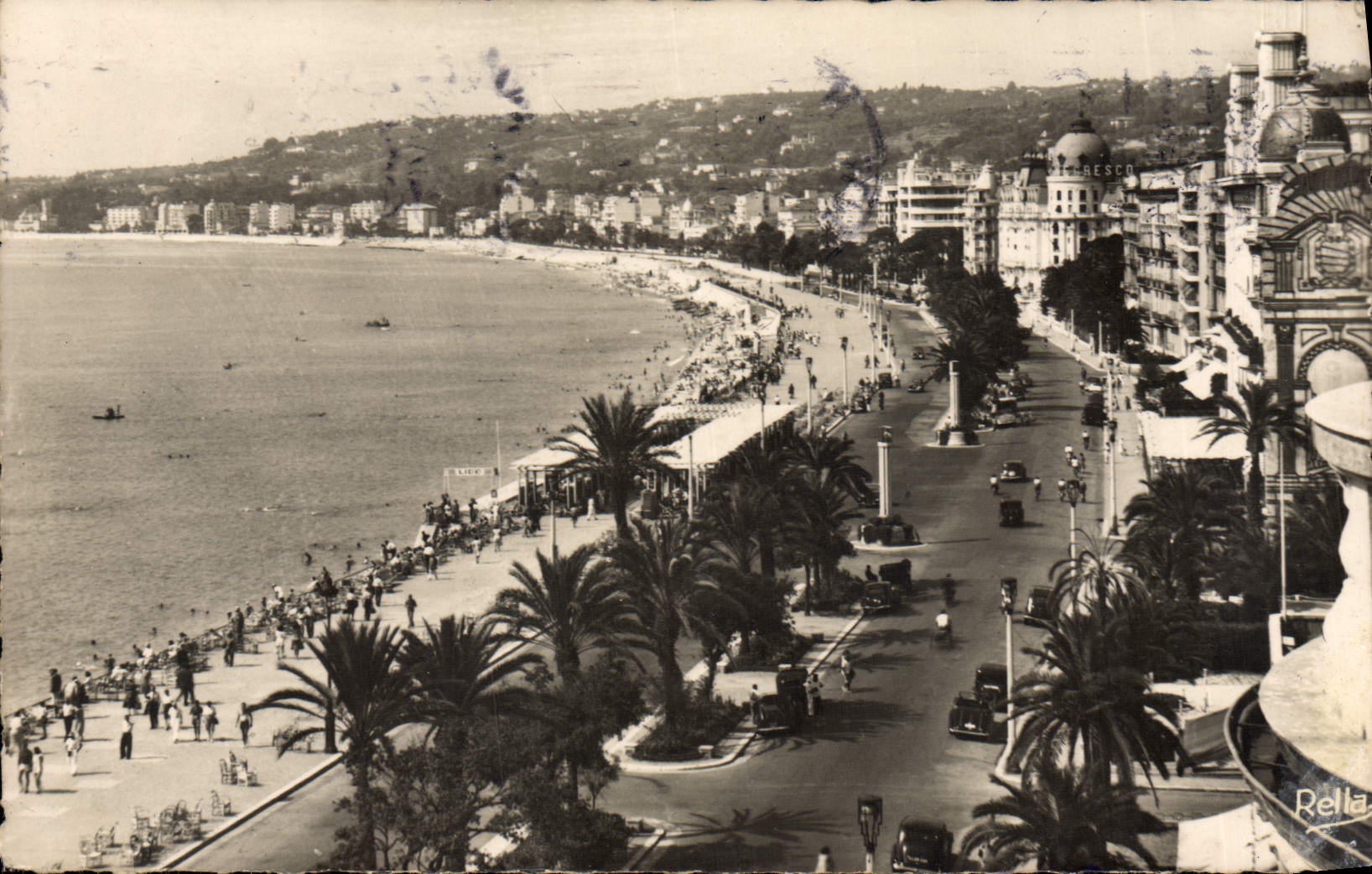 MODERN CARD Nice the Dimension Of Azure Walk of the English