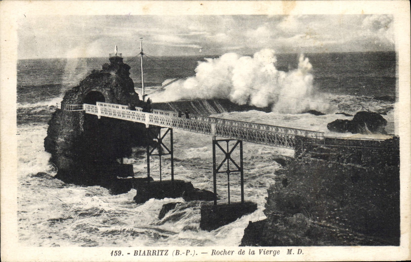 CPA Biarritz Rocher De La Vierge